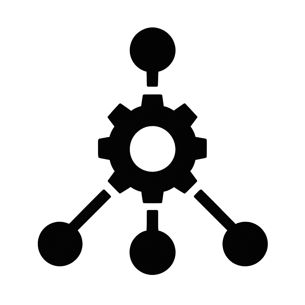 black systems icon, None